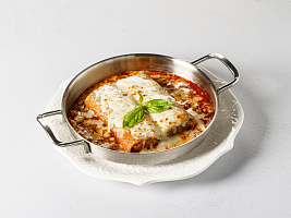 Блины с мясным рагу